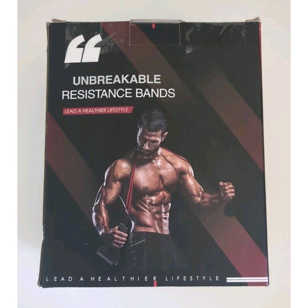 Unbreakable Resistance Bands-5 Stacktable Exercise Bands Up 150 LB
